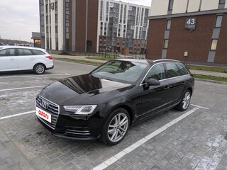 2017 Audi A4 V (B9), чёрный, 1572536 рублей, вид 4