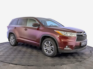 2014 Toyota Highlander III (XU50), красный, 2605000 рублей, вид 3