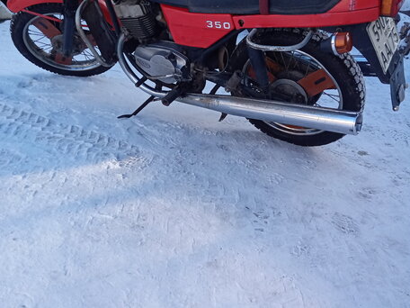 1991 Jawa 350/360, красный, 320000 рублей, вид 2
