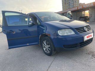 2003 Volkswagen Touran I, синий, 270000 рублей, вид 3