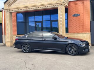 2017 BMW 5 серии 540i VII (G30/G31/G38), синий, 3350000 рублей, вид 2