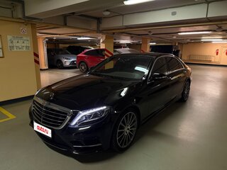 2013 Mercedes-Benz S-Класс 500 Long VI (W222, C217), чёрный, 9500000 рублей, вид 3