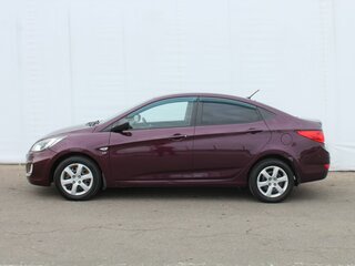 2014 Hyundai Solaris I, фиолетовый, 599000 рублей, вид 4