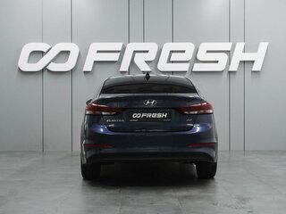 2018 Hyundai Elantra VI (AD), синий, 1369000 рублей, вид 4