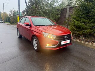 2016 Lada (ВАЗ) Vesta I, красный, 700000 рублей, вид 2