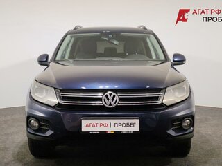 2013 Volkswagen Tiguan I Рестайлинг, синий, 920000 рублей, вид 2
