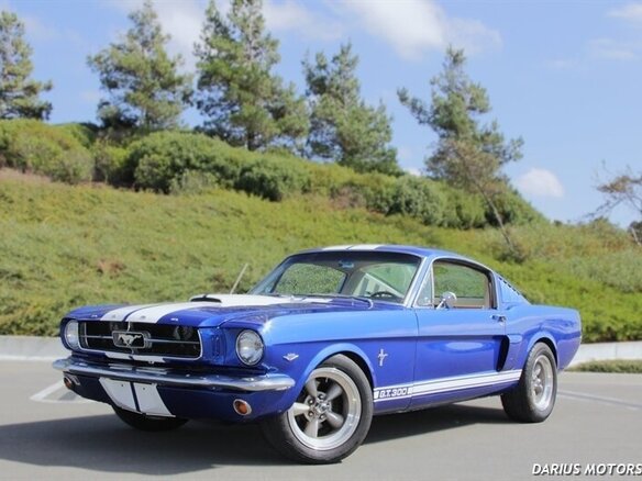 1965 Ford Mustang I, синий