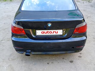 2007 BMW 5 серии 520d V (E60/E61) Рестайлинг, чёрный, 760000 рублей, вид 4