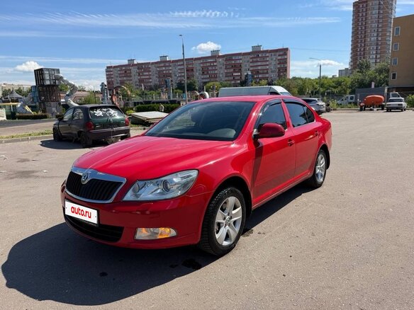 2012 Skoda Octavia II (A5) Рестайлинг, красный