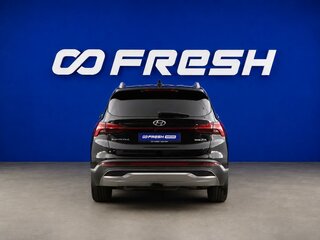 2021 Hyundai Santa Fe IV Рестайлинг, чёрный, 3813444 рублей, вид 4