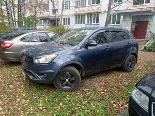 2014 SsangYong Actyon II Рестайлинг, синий, 1100000 рублей, вид 1
