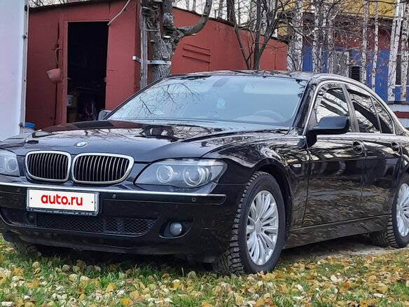 2005 BMW 7 серии Long 740Li IV (E65/E66) Рестайлинг, чёрный, 1100000 рублей