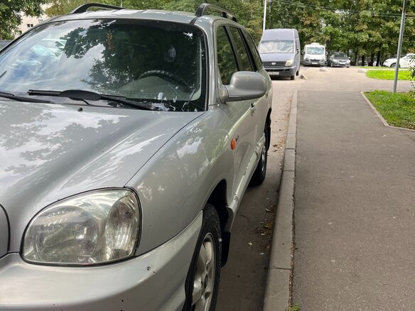 2008 Hyundai Santa Fe Classic Classic, серый, 700000 рублей