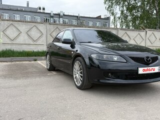 2005 Mazda 6 I (GG) Рестайлинг, чёрный, 430000 рублей, вид 2