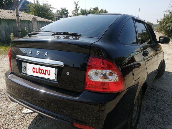 2013 Lada (ВАЗ) Priora I Рестайлинг, чёрный - вид 15