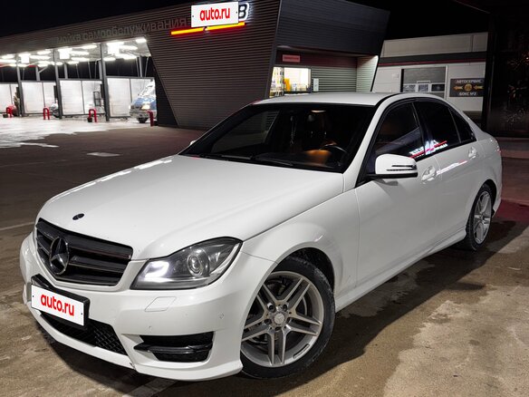 2013 Mercedes-Benz C-Класс 180 III (W204) Рестайлинг, белый, 1370000 рублей