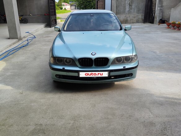 1996 BMW 5 серии 523i IV (E39), голубой, 420000 рублей - вид 5