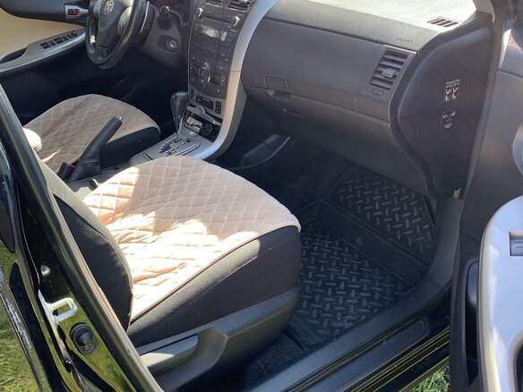 2007 Toyota Corolla AMT X (E140, E150), чёрный, 750000 рублей - вид 10