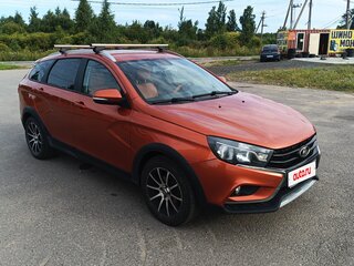 2019 Lada (ВАЗ) Vesta SW Cross I, оранжевый, 750000 рублей, вид 3
