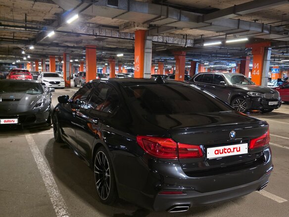 2017 BMW 5 серии 520d VII (G30/G31/G38), чёрный, 2990000 рублей - вид 3