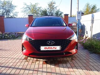 2021 Hyundai Solaris II Рестайлинг, красный, 1900000 рублей, вид 1