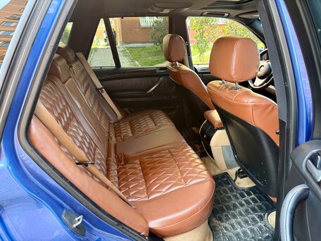 2003 BMW X5 3.0i I (E53) Рестайлинг, синий, 860000 рублей, вид 5