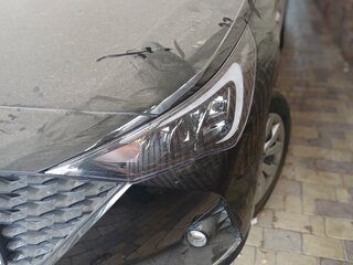2021 Hyundai Solaris II Рестайлинг, чёрный, 1950000 рублей, вид 4