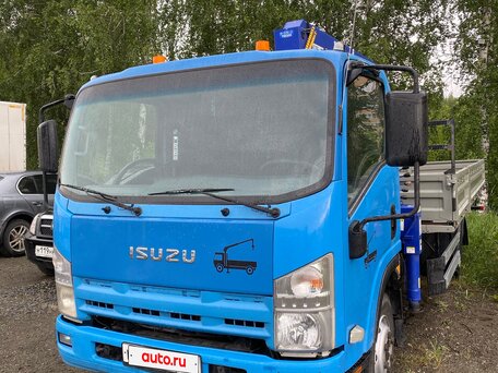 2014 Isuzu Elf (N-series), голубой, 3100000 рублей, вид 1