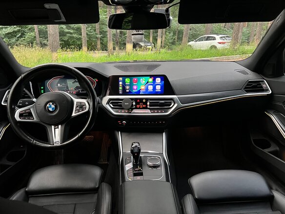2020 BMW 3 серии 320d xDrive VII (G2x), чёрный, 3300000 рублей - вид 9