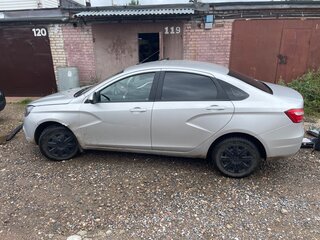 2019 Lada (ВАЗ) Vesta I, серебристый, 800000 рублей, вид 2