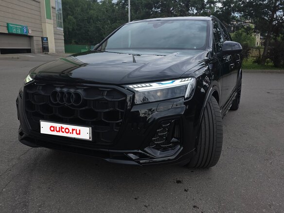 2025 Audi SQ7 I (4M) Рестайлинг 2, чёрный