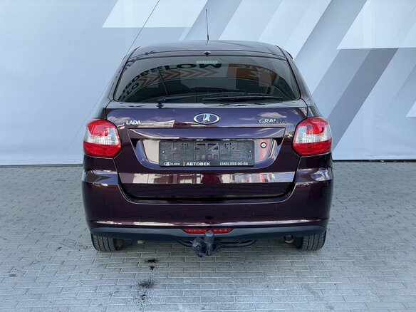 2017 Lada (ВАЗ) Granta I, красный, 480000 рублей - вид 5