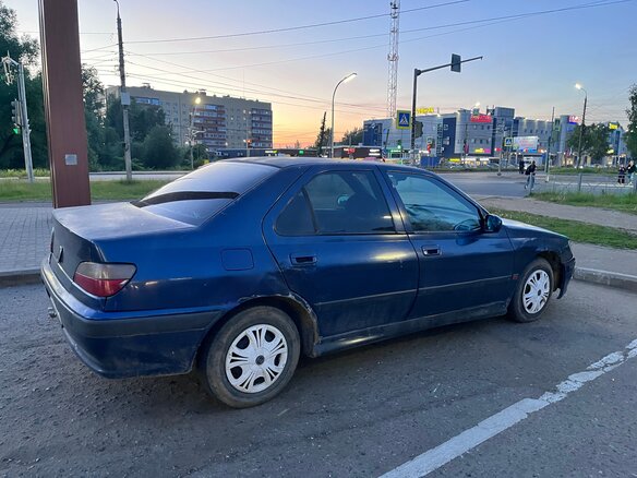 1998 Peugeot 406 I, синий - вид 4
