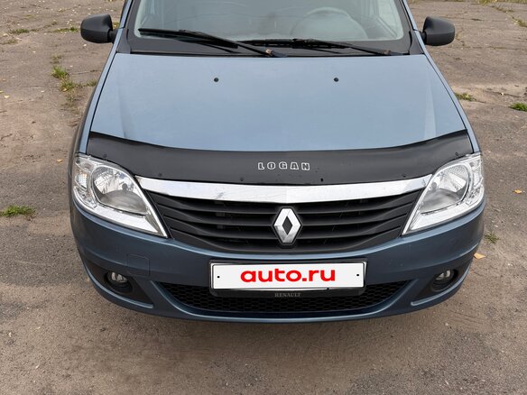 2012 Renault Logan I Рестайлинг, синий, 280000 рублей - вид 1