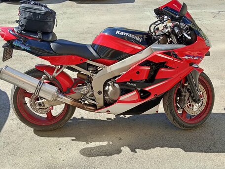 2001 Kawasaki ZX-6R Ninja, красный, 460000 рублей, вид 2
