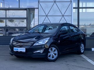 2016 Hyundai Solaris I Рестайлинг, чёрный, 649000 рублей, вид 1