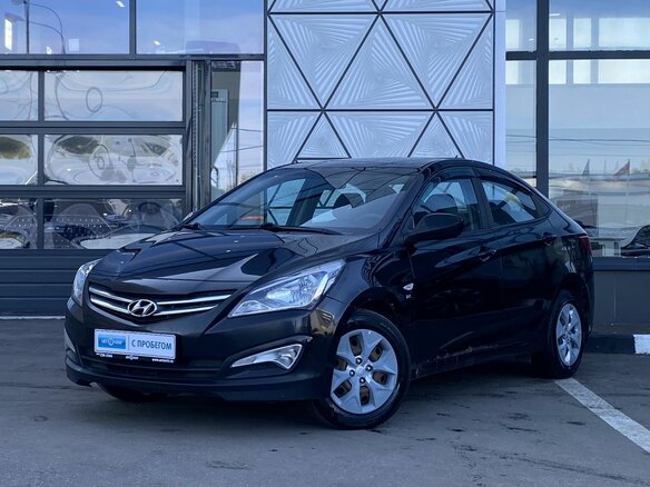 2016 Hyundai Solaris I Рестайлинг, чёрный, 649000 рублей