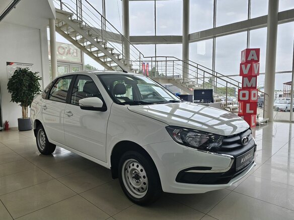 2025 Lada (ВАЗ) Granta I Рестайлинг, белый, 889000 рублей - вид 3