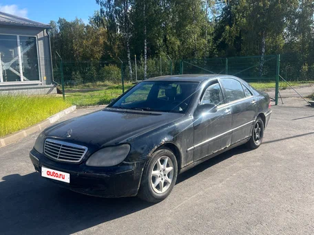 2002 Mercedes-Benz S-Класс 500 IV (W220), чёрный, вид 1
