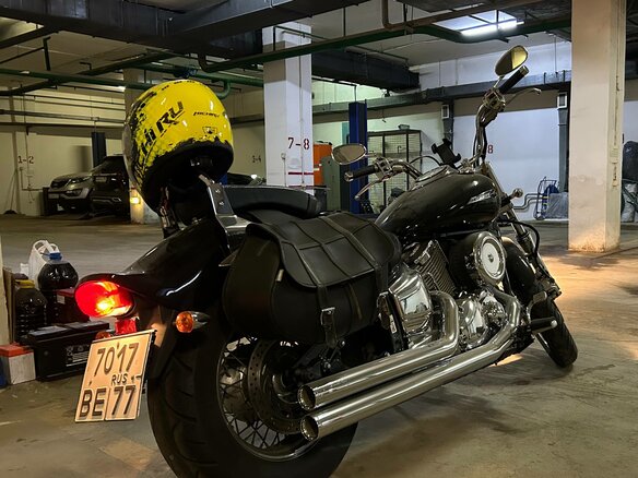 2003 Yamaha XVS1100, чёрный, 480000 рублей - вид 10