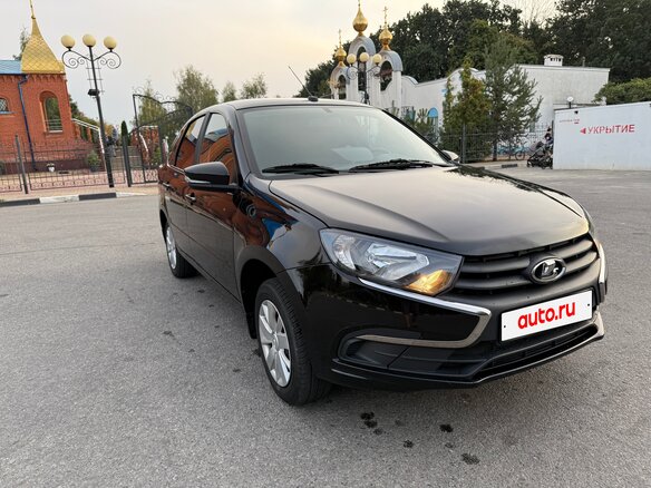 2022 Lada (ВАЗ) Granta I Рестайлинг, чёрный, 770000 рублей - вид 3