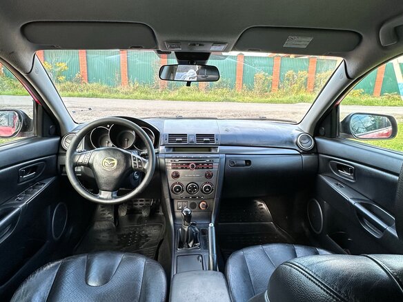 2007 Mazda 3 I (BK) Рестайлинг, красный - вид 6