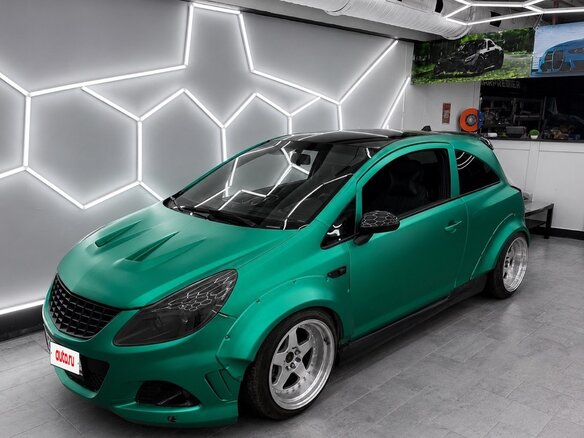2007 Opel Corsa D, зелёный - вид 1