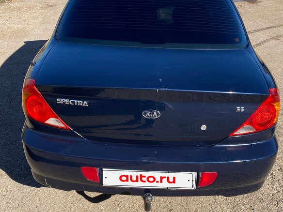 2008 Kia Spectra I Рестайлинг 2, синий, 173000 рублей - вид 6