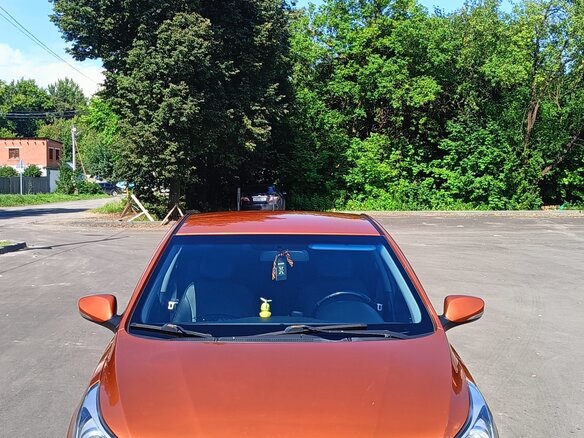 2014 Hyundai Solaris I Рестайлинг, оранжевый - вид 4