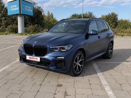 2019 BMW X5 30d IV (G05/G18), синий, 6200000 рублей, вид 1
