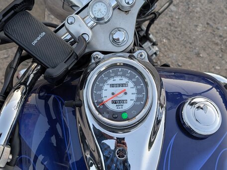 2004 Yamaha XVS650 Drag Star, синий, 469000 рублей, вид 3