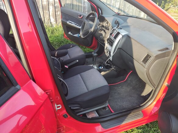2008 Hyundai Getz I Рестайлинг, красный, 775000 рублей - вид 4