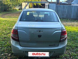 2013 Lada (ВАЗ) Granta I, серебристый, 400000 рублей, вид 4