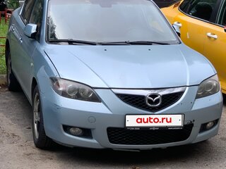 2007 Mazda 3 I (BK) Рестайлинг, серебристый, 530000 рублей, вид 1